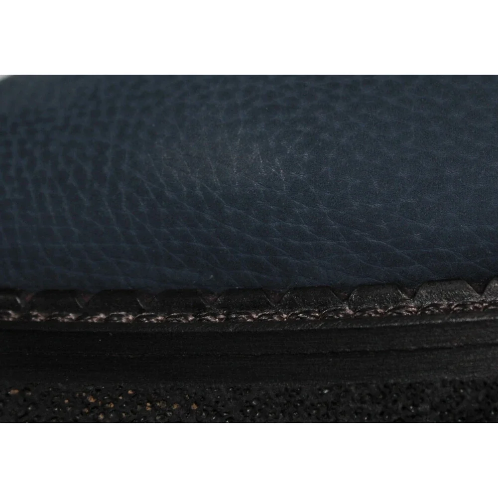 Di Bianco NWD Soverato Lace Up Derby Dress Shoes Size 9 in Navy Blue Leather